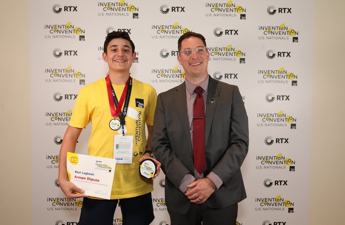 Arman Shpuza at Invention Convention Nationals 2026.