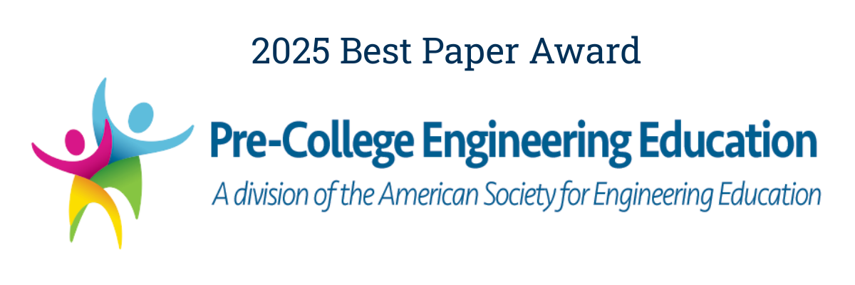 CEISMC researchers received Best Paper Award from the Pre-College Engineering Education Division..
