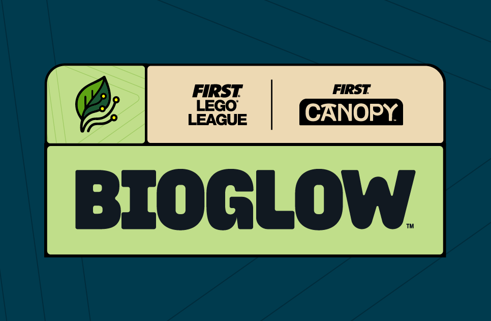 FIRST LEGO League BioGlow Season logo