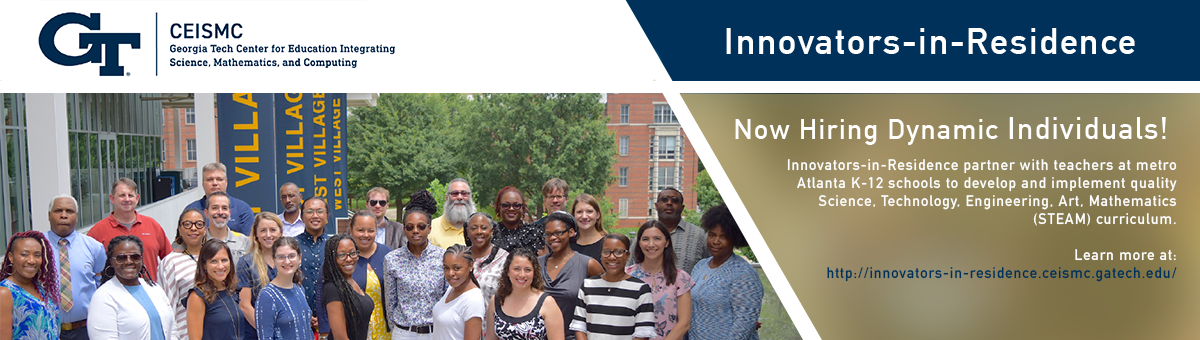 Innovator in Residence Hiring Banner
